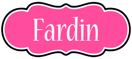 Fardin invitation logo