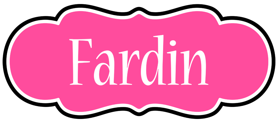 Fardin invitation logo