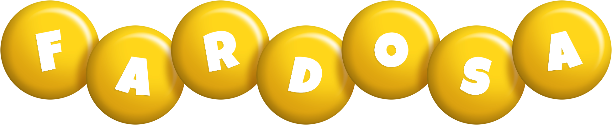 Fardosa candy-yellow logo