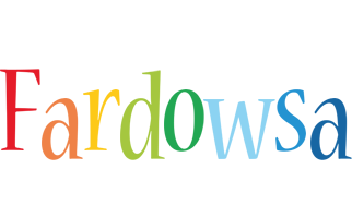 Fardowsa birthday logo