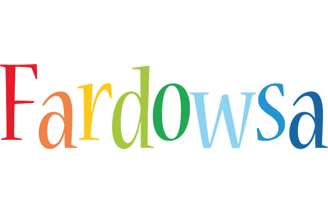 Fardowsa birthday logo