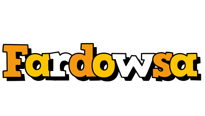 Fardowsa cartoon logo