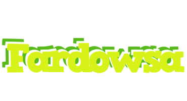 Fardowsa citrus logo