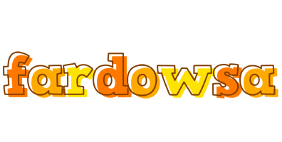 Fardowsa desert logo