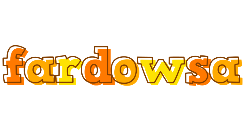 Fardowsa desert logo
