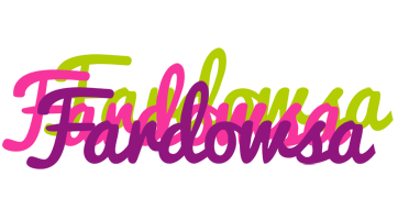 Fardowsa flowers logo