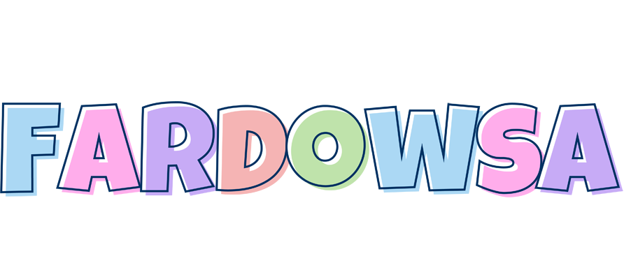 Fardowsa pastel logo