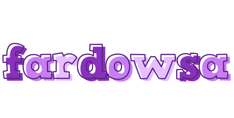 Fardowsa sensual logo