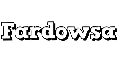 Fardowsa snowing logo