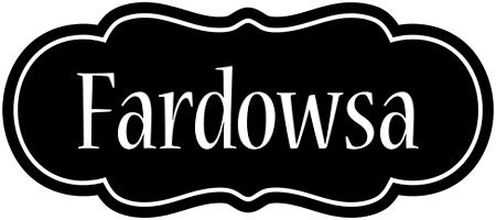 Fardowsa welcome logo