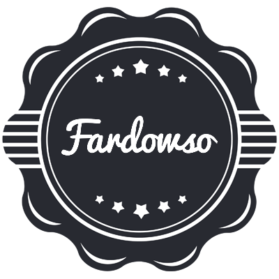 Fardowso badge logo