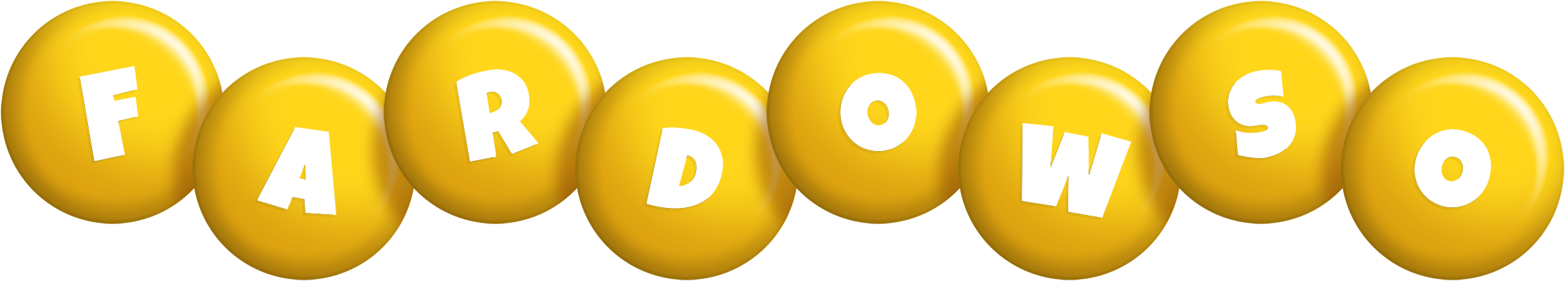 Fardowso candy-yellow logo