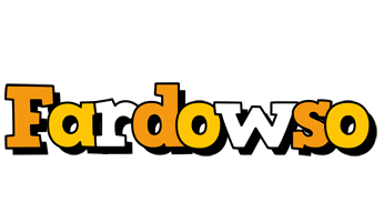 Fardowso cartoon logo