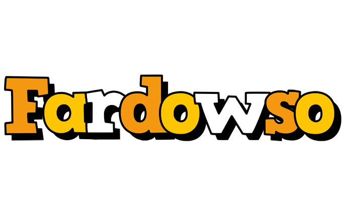 Fardowso cartoon logo