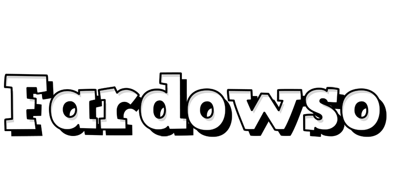 Fardowso snowing logo