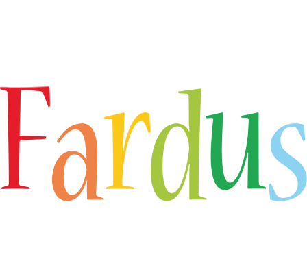 Fardus birthday logo