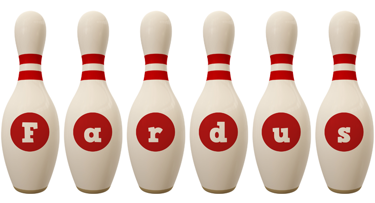 Fardus bowling-pin logo
