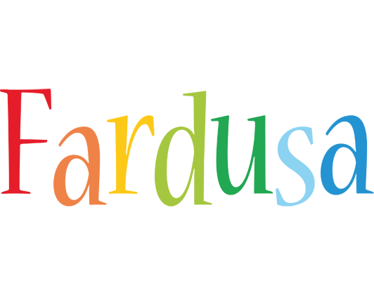 Fardusa birthday logo