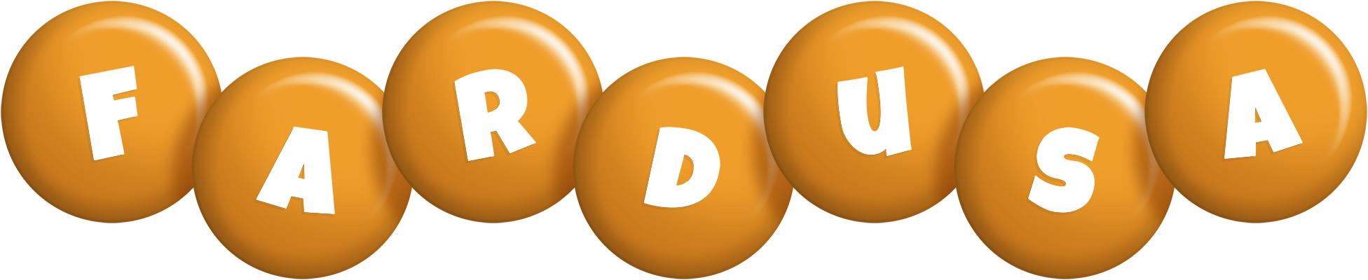 Fardusa candy-orange logo