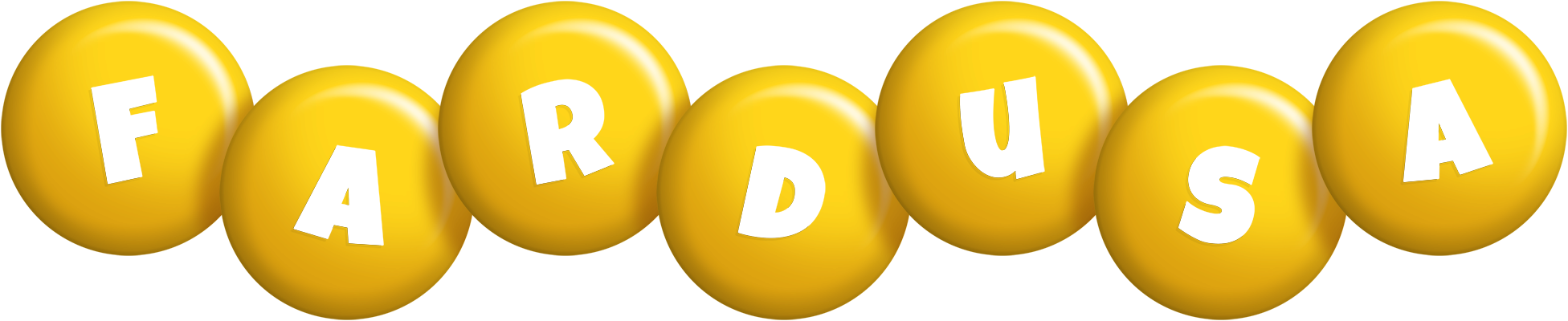 Fardusa candy-yellow logo