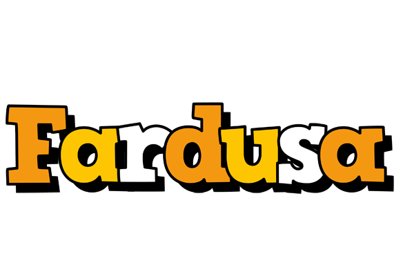 Fardusa cartoon logo