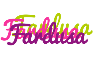 Fardusa flowers logo