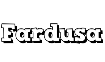 Fardusa snowing logo