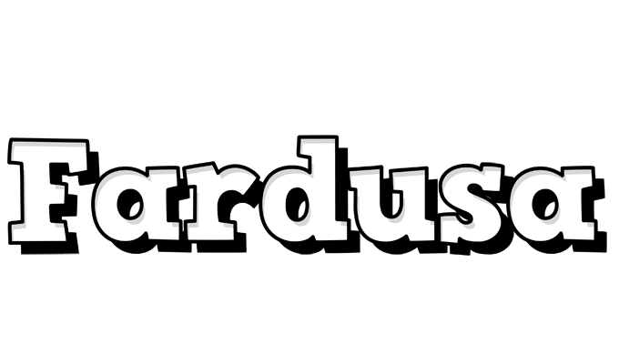 Fardusa snowing logo