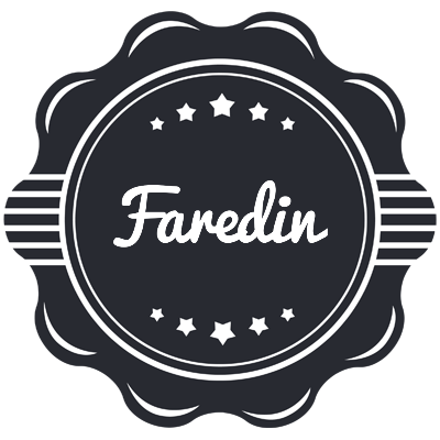Faredin badge logo