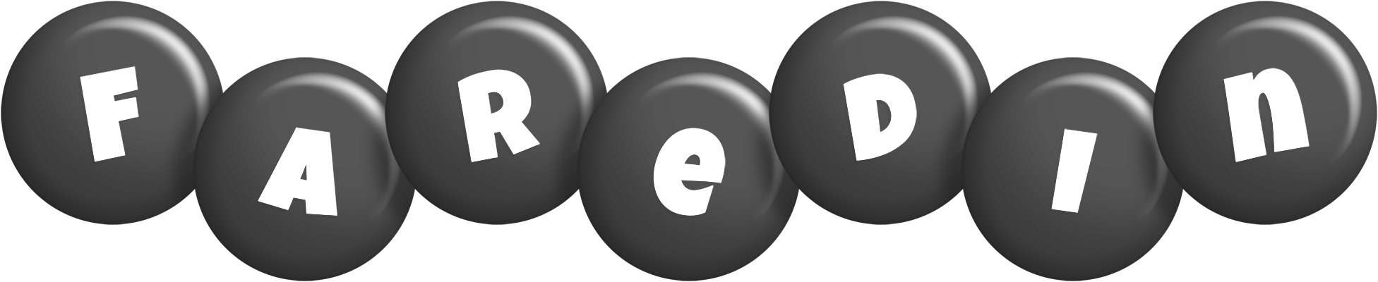 Faredin candy-black logo