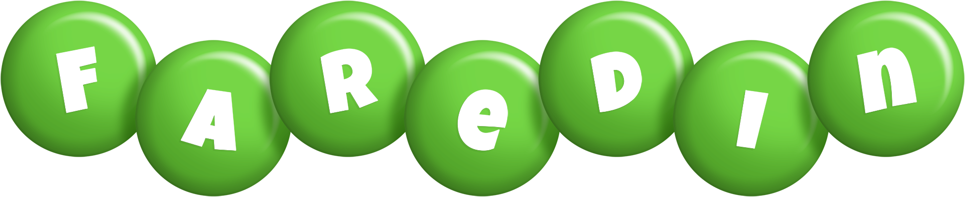 Faredin candy-green logo