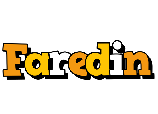 Faredin cartoon logo