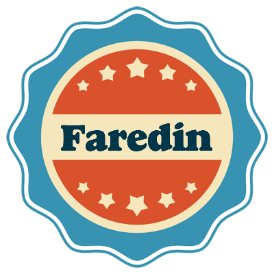 Faredin labels logo