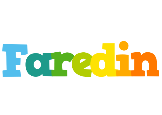 Faredin rainbows logo