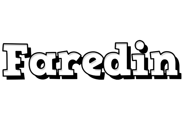 Faredin snowing logo