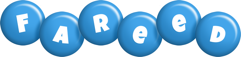 Fareed candy-blue logo
