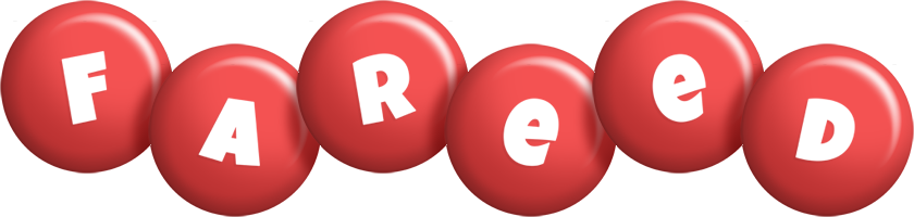 Fareed candy-red logo