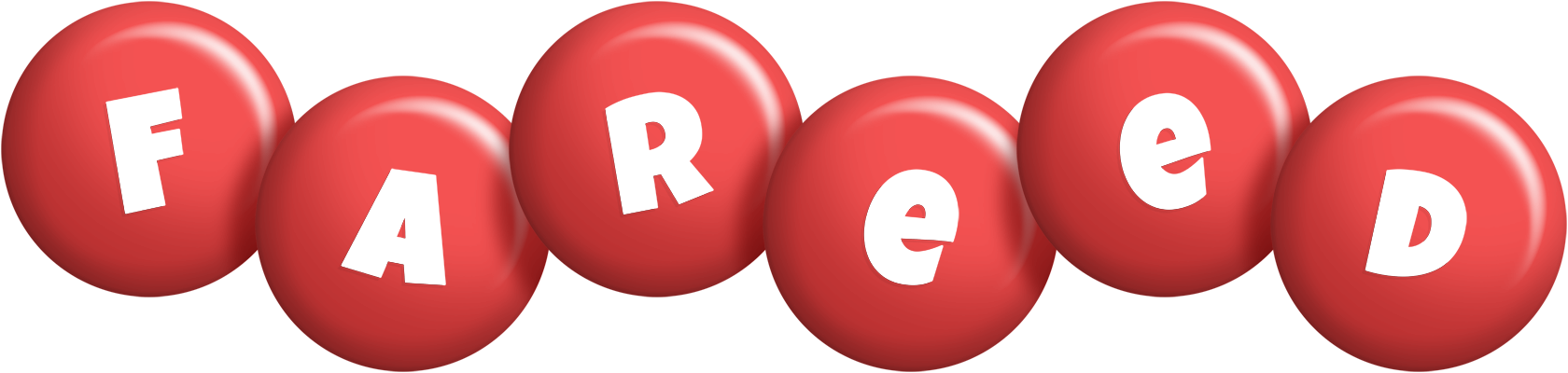 Fareed candy-red logo