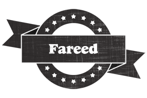 Fareed grunge logo