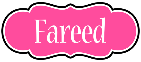 Fareed invitation logo