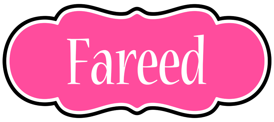Fareed invitation logo