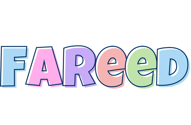 Fareed pastel logo