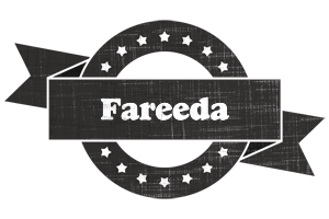 Fareeda grunge logo