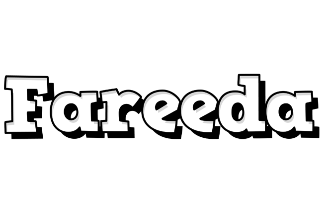 Fareeda snowing logo