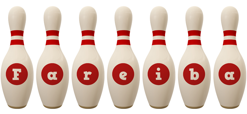 Fareiba bowling-pin logo