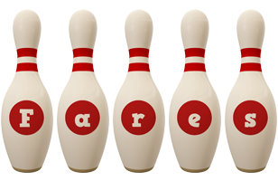 Fares bowling-pin logo
