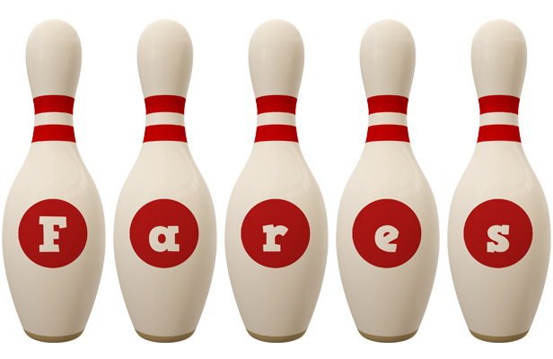Fares bowling-pin logo
