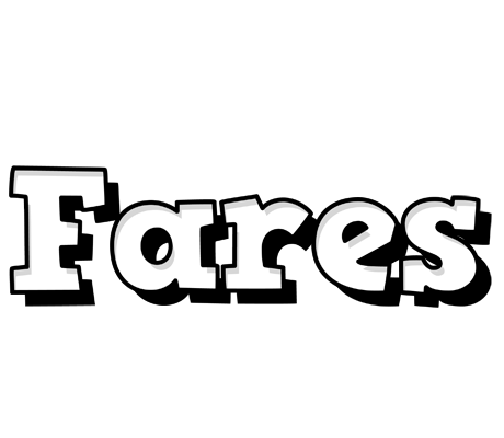 Fares snowing logo