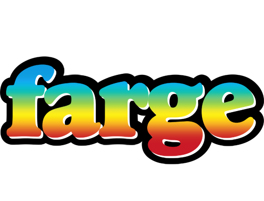 FARGE logo effect. Colorful text effects in various flavors. Customize your own text here: https://www.textgiraffe.com/logos/color/