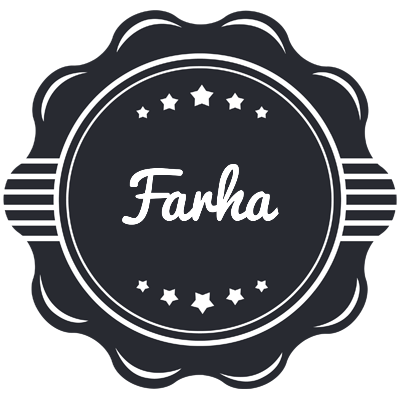 Farha badge logo